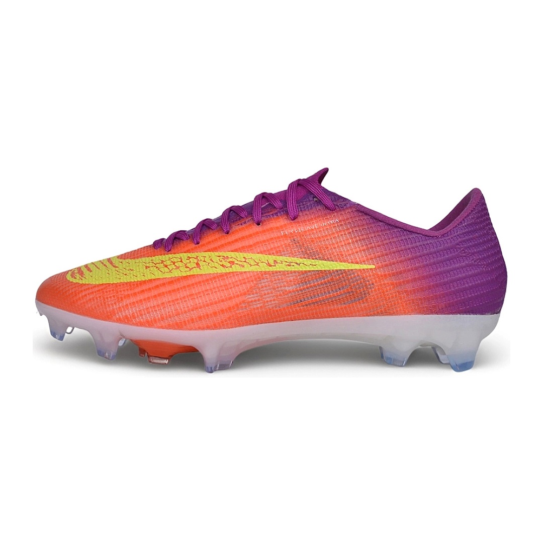 Chuteira Nike Air Zoom Mercurial Superfly 11 Laranja, Amarelo e Roxo Campo FG