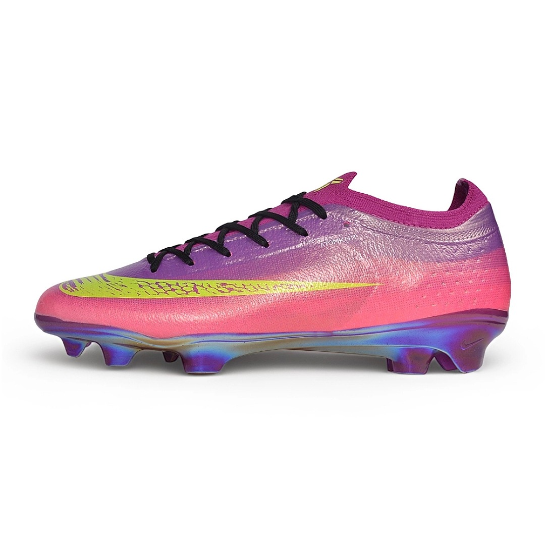 Chuteira Nike Air Zoom Mercurial Vapor 17 Elite Kobe Roxo e Rosa Campo FG