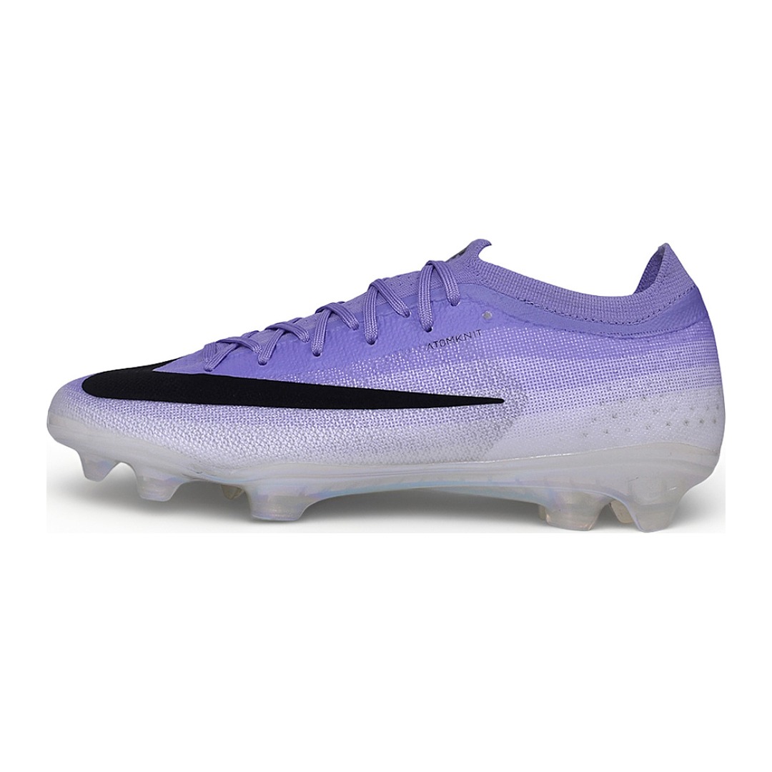 Chuteira Nike Air Zoom Mercurial Vapor 17 Elite Roxo e Branco Campo FG