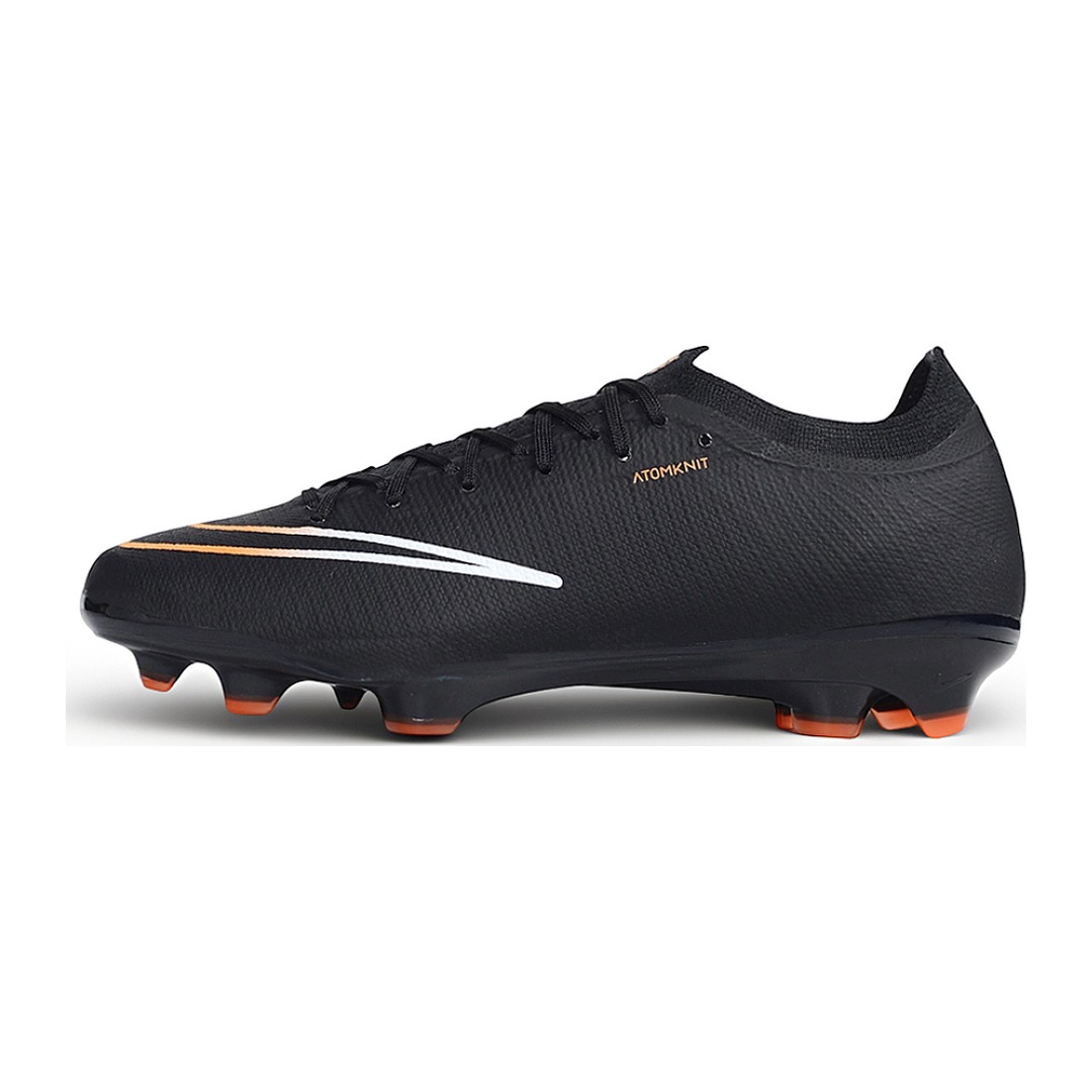 Chuteira Nike Air Zoom Mercurial Vapor 17 Elite Preto e Laranja Campo FG