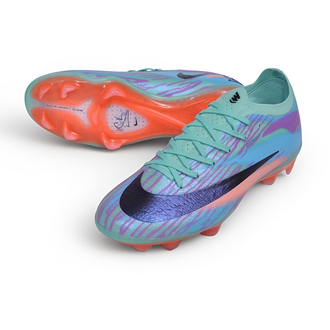 Nike Air Zoom Mercurial Vapor 17 Elite Blue and Purple FG — Bild 2