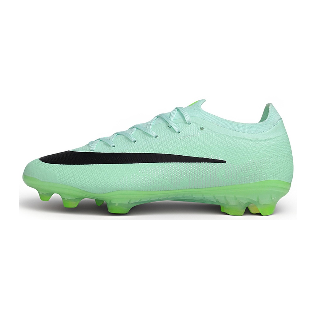 Chuteira Nike Air Zoom Mercurial Vapor 17 Elite Verde Claro e Preto Campo FG