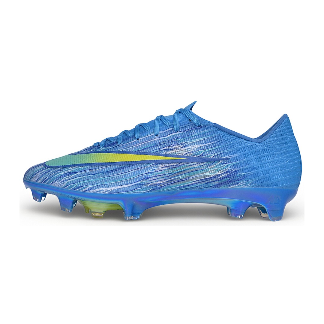 Chuteira Nike Air Zoom Mercurial Superfly 11 Azul e Amarelo Campo FG