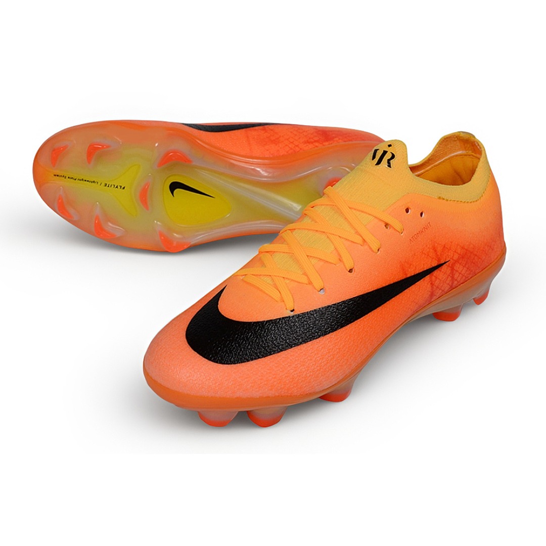 Nike Air Zoom Mercurial Vapor 17 Elite Black and Orange FG — Bild 2