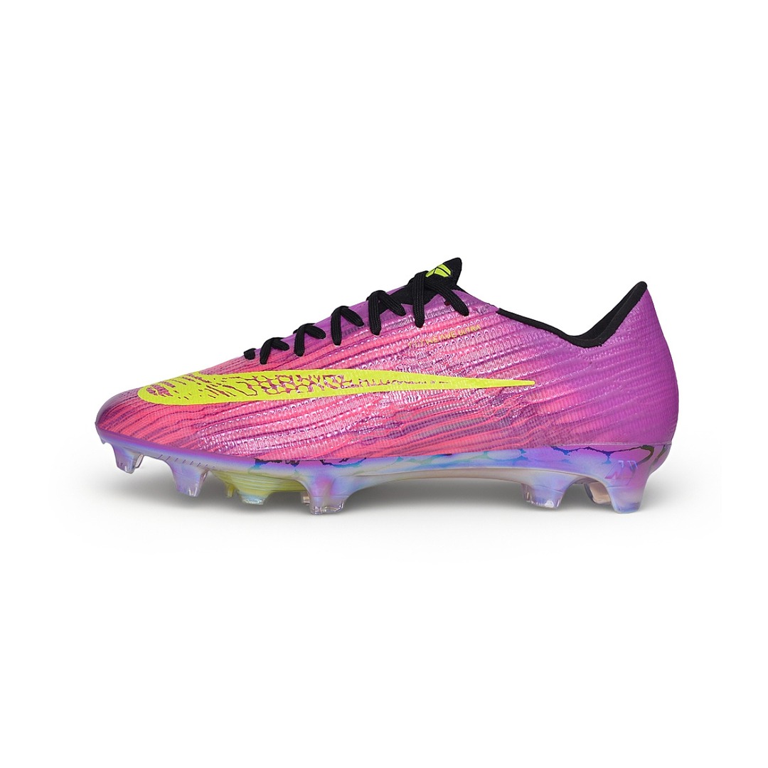 Chuteira Nike Air Zoom Mercurial Superfly 11 Roxo e Amarelo Campo FG